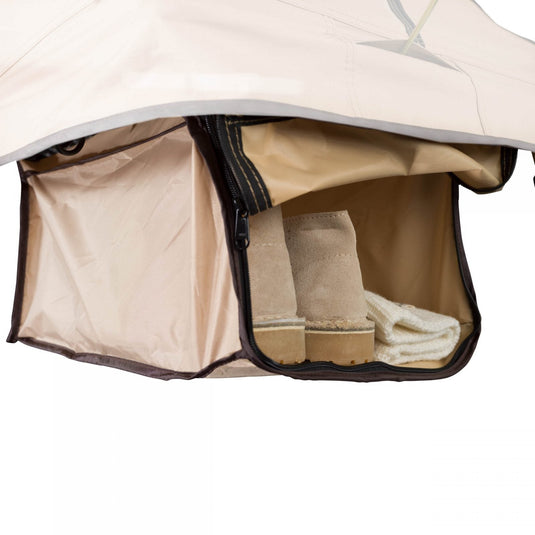 Shoe bags for roof tents