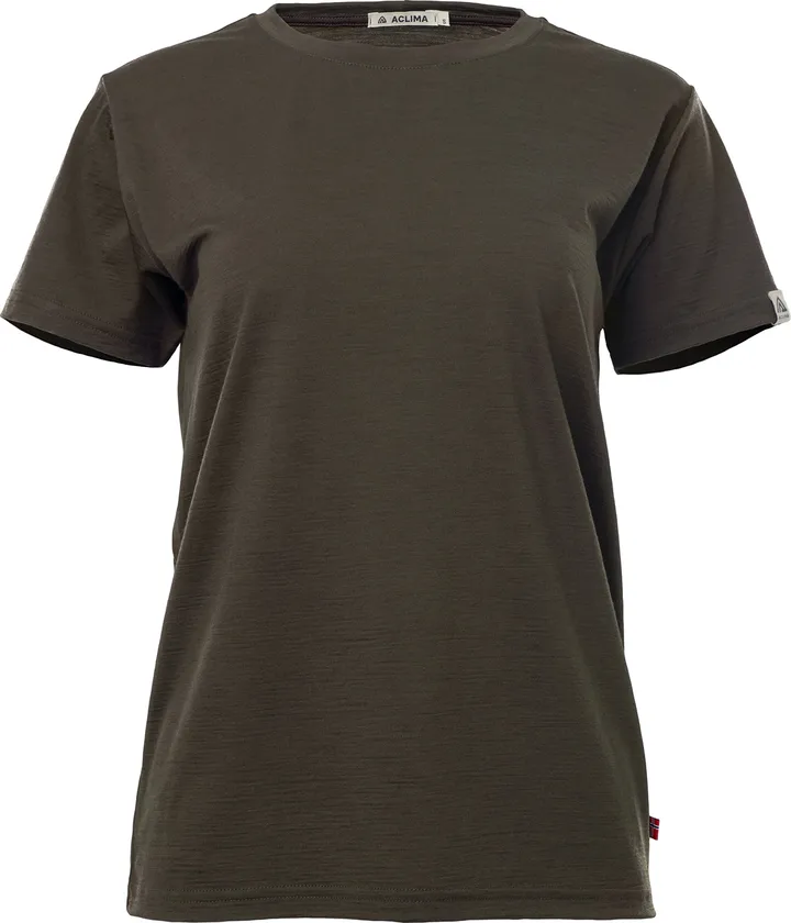 Aclima Dame  G Classic Tee Tarmac Xl