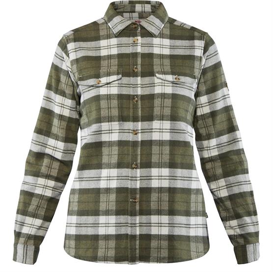 Fj? Llr? Ven ? Vik Heavy Flannel Shirt Womens  Green