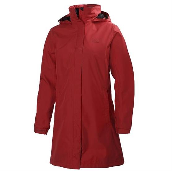 Helly Hansen Womens Long Aden Jacket  Coral