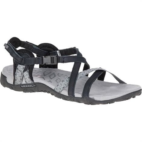 Merrell Terran Lattice II Sandaler til Dame - Sort Tilbud!