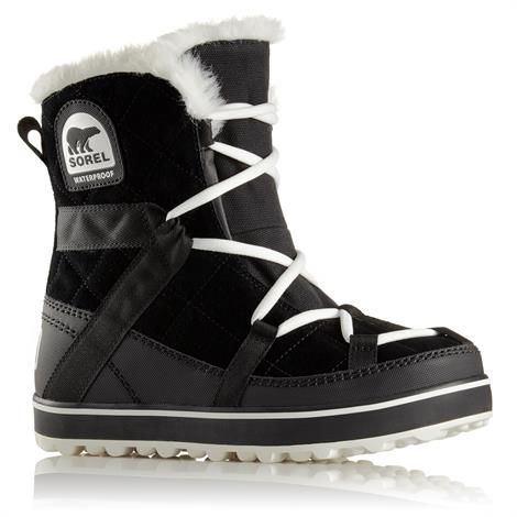 Sorel Glacy Explorer Shortie Dame  Black