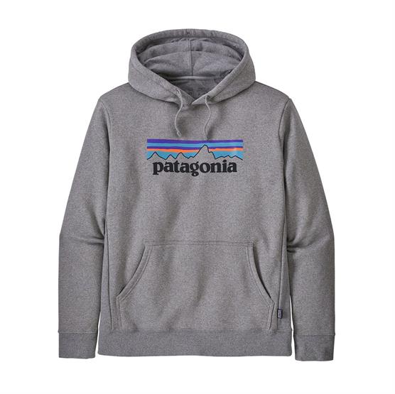 Patagonia Mens P  Logo Uprisal Hoody  Gravel Heather