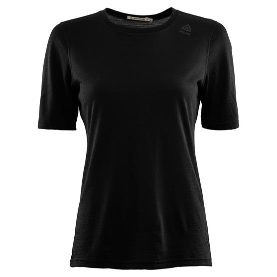 Aclima Lightwool Undershirt Tee Womens  Jet Black