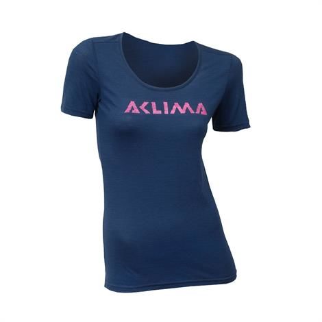 Aclima Lightwool T-Shirt til kvinder - Insignia Blue