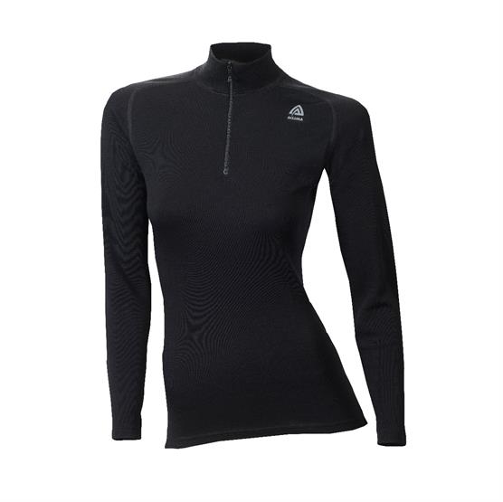 Aclima Warmwool Mockneck Womens  Jet Black