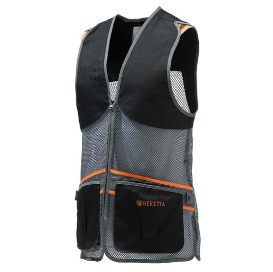 Beretta Full Mesh Vest  Black   Grey