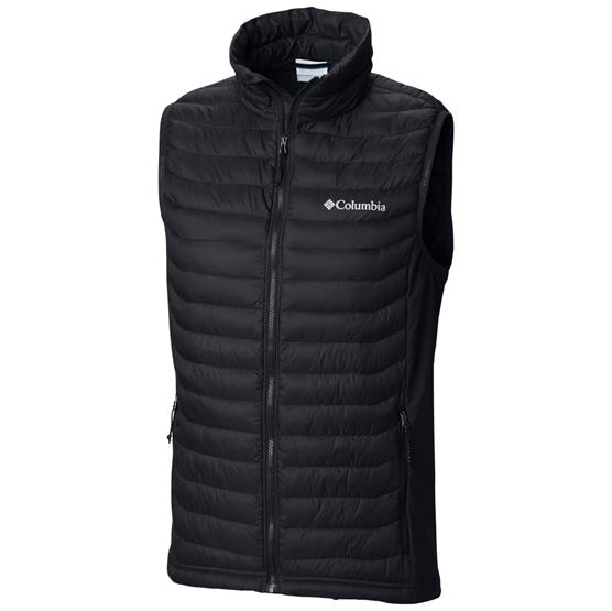 Columbia Powder Pass Vest til mænd - Sort tilbud!