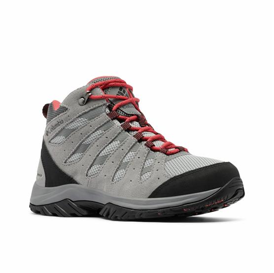 Columbia Redmond Iii Mid Waterproof Womens  Steam   Red Coral