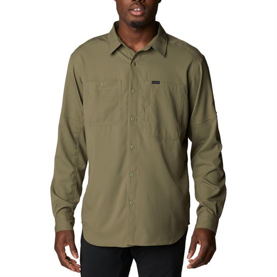 Columbia Silver Ridge Utility Lite L S Mens  Stone Green