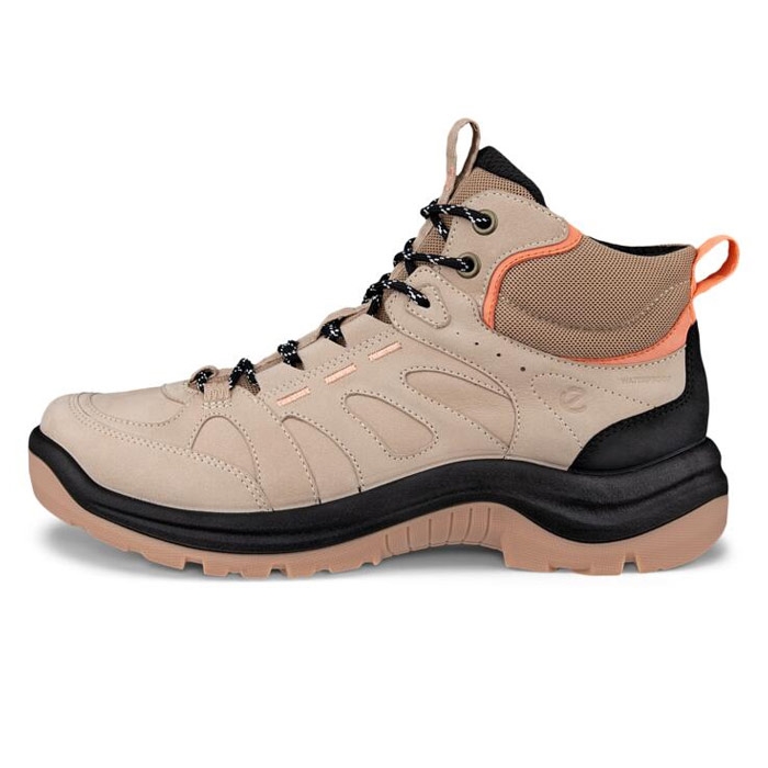 Ecco Offroad Mid Leather Waterproof Kvinder   Damer  Nude    Vandrestøvler