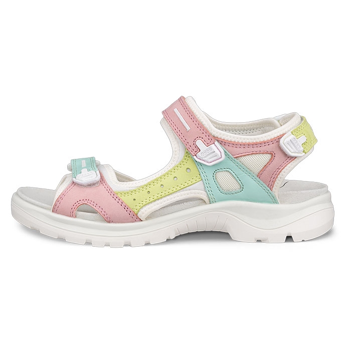 Ecco Offroad Yucatan Dame Sandal  Old Rose Emerald S Lime    Sandaler