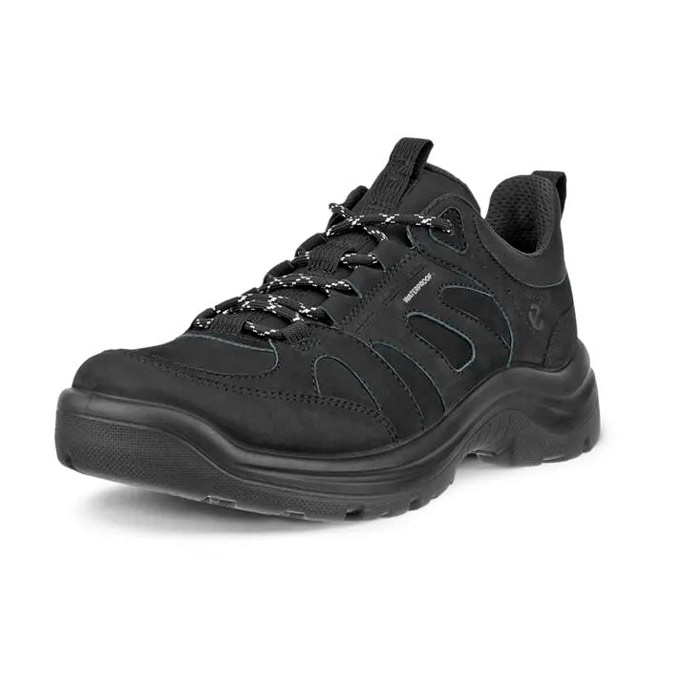 Ecco Offroad Leather Waterproof Kvinder   Damer  Black    Vandresko