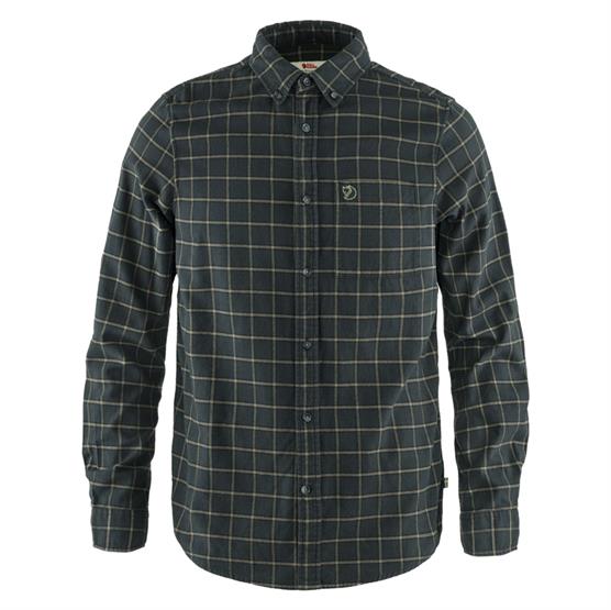 Fj? Llr? Ven ? Vik Flannel Shirt Mens  Dark Grey