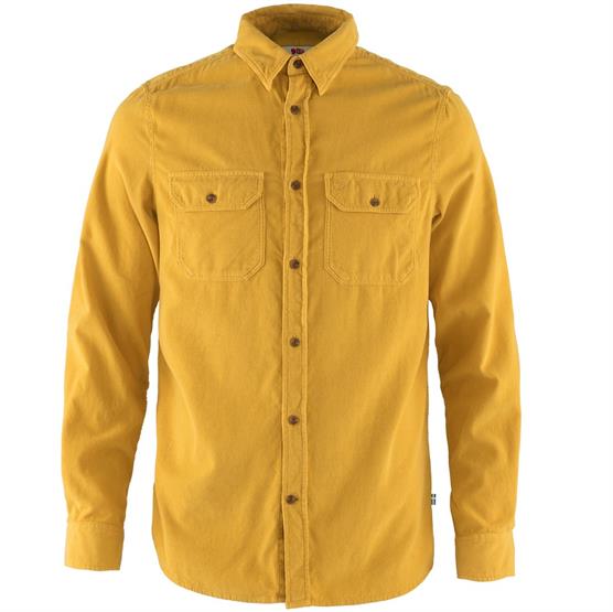 Fj? Llr? Ven ? Vik Cord Shirt Mens  Ochre