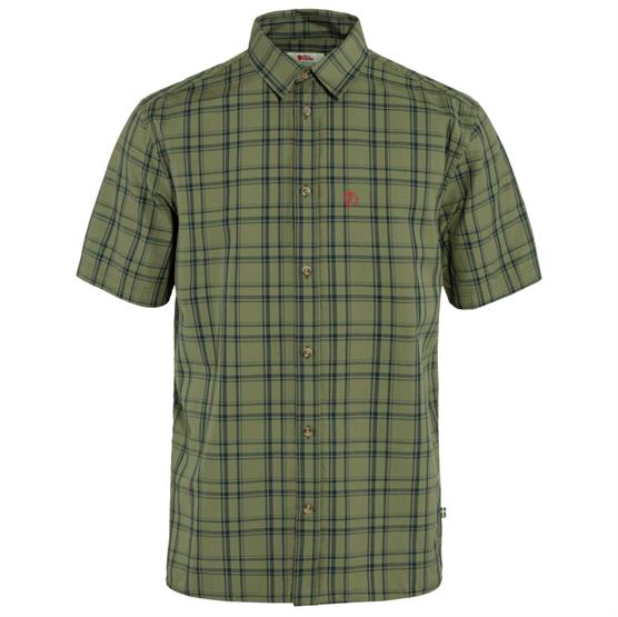 Fj? Llr? Ven ? Vik Lite Shirt Ss Mens  Green   Dark Navy