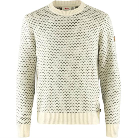 Fjällräven Övik Nordic Sweater til mænd - Chalk White