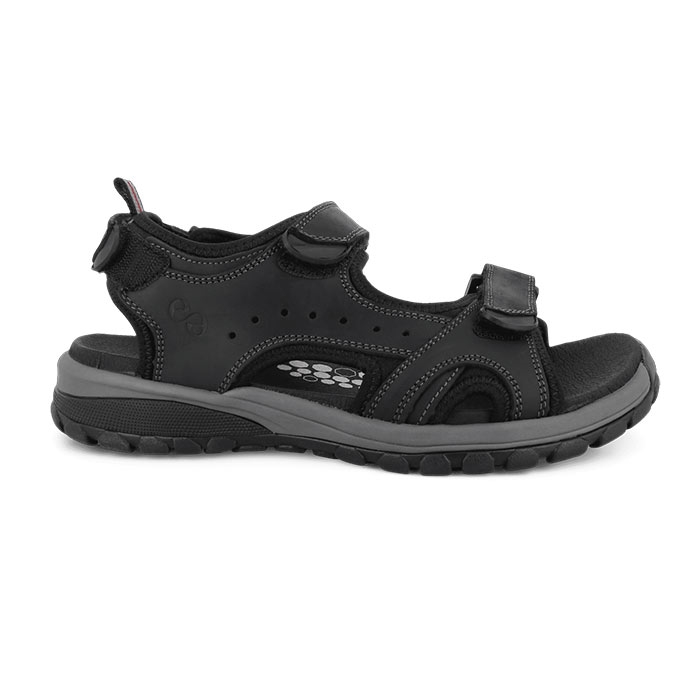 Green Comfort Varberg Vince Black Sandaler