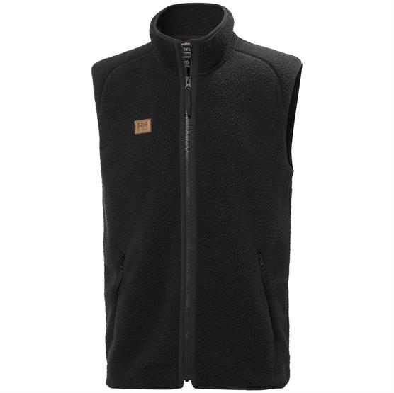 Helly Hansen Mens Heritage Pile Vest  Black