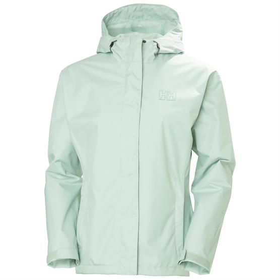 Helly Hansen Seven J Regnjakke i Green Mist - Tilbud!