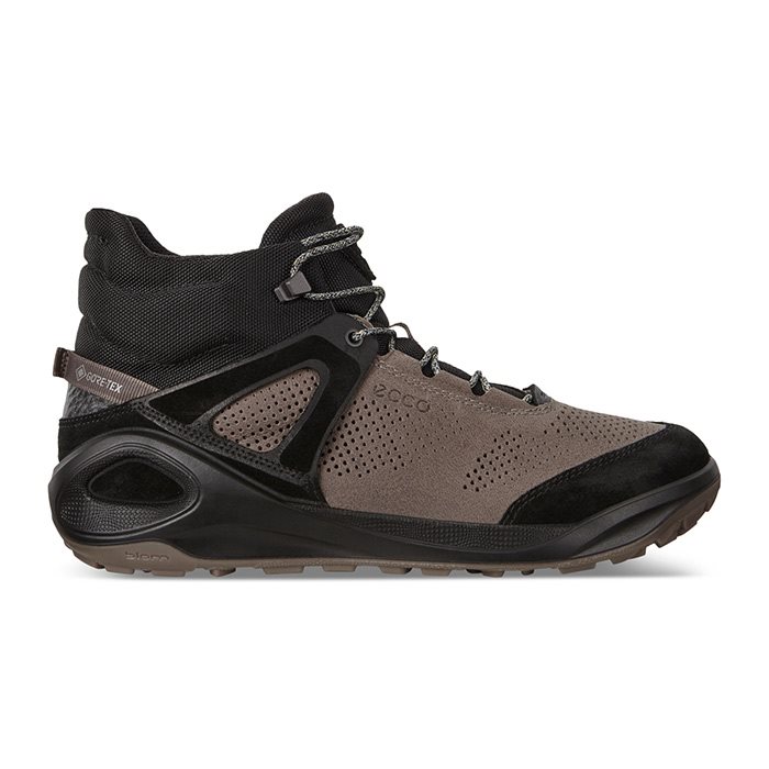 Ecco Biom  Go M Mid Gtx Støvler  Black D Clay    Vandrestøvler