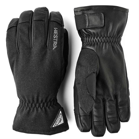 Hestra Powder Short     Finger  Black