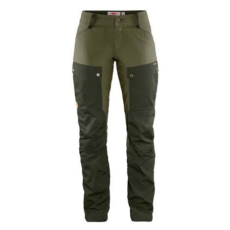 Fj? Llr? Ven Keb Curved Trousers Womens  Deep Forest   Laurel