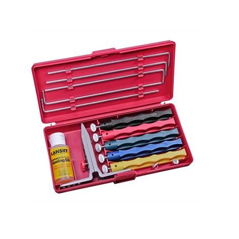 Lansky Deluxe Knivslibesæt med 5 Sten - Skarphedsgaranti!