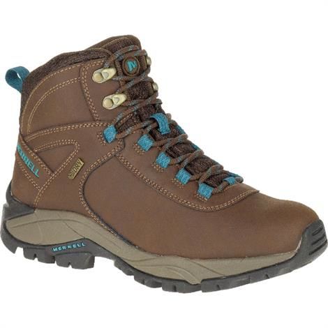 Merrell Vego Mid Ltr Wtpf Dame  Dark Earth