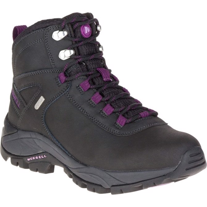 Merrell Vego Mid Dame  Sort Violet    Vandrestøvler