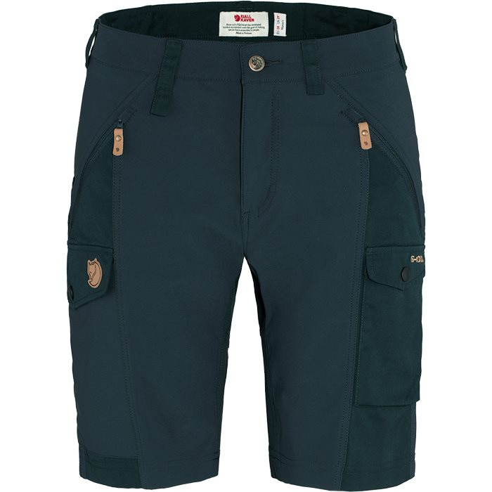 Fj? Llr? Ven Nikka Shorts Curved Woman Mørkeblå Shorts