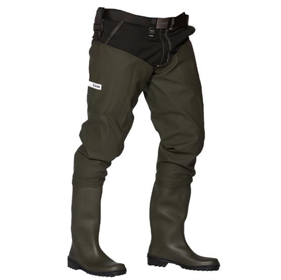 Ocean Original Thigh Waders - Mørkegrøn Til Fiskeri