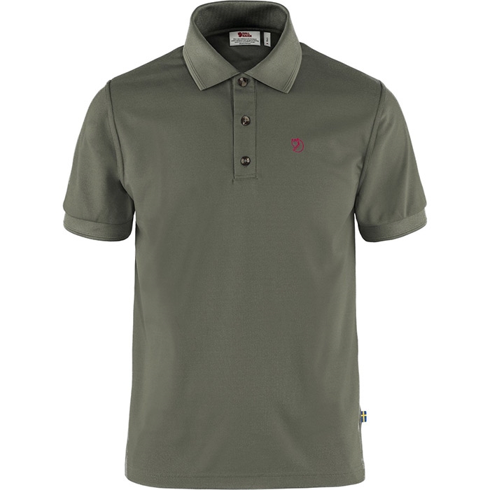 Fjällräven Crowley Pique Shirt - Hurtigttørrende Grå Polo