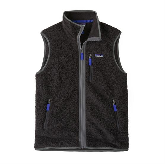 Patagonia Retro Pile Vest i Sort og Grå - Tilbud!