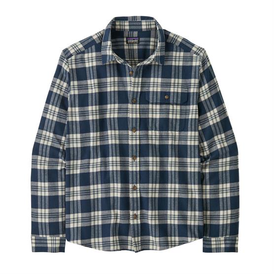 Patagonia Fjord Flannel Skjorte til Mænd - Ny Marineblå