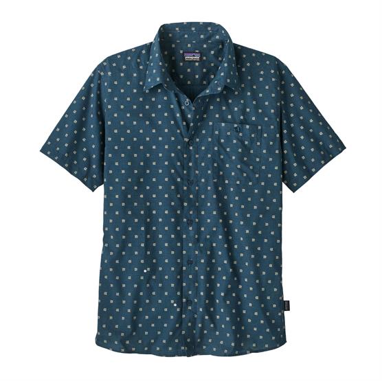 Patagonia Mens Go To Shirt  Sun Beams   Lagom Blue