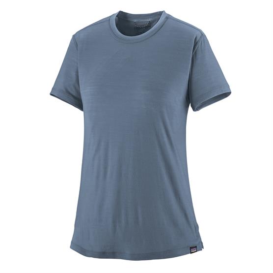 Patagonia Womens Cap Cool Merino Blend Shirt  Light Plume Grey