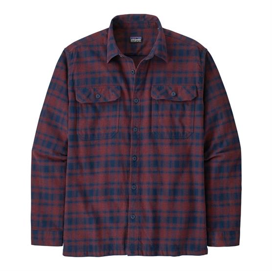 Patagonia Mens L S Organic Cotton Mw Fjord Flannelshirt  Connected   Sequoia