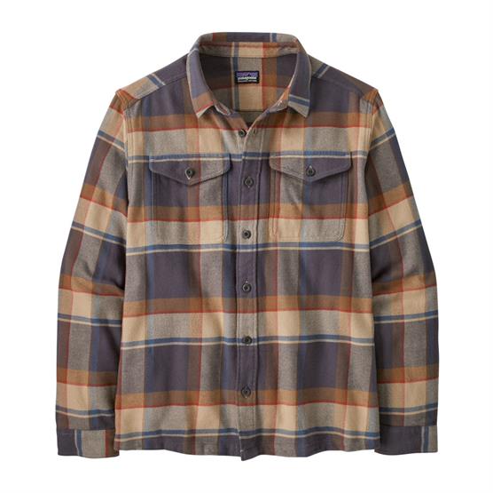 Patagonia Fjord Flannel Skjorte - Solopgangsgrå Tilbud!