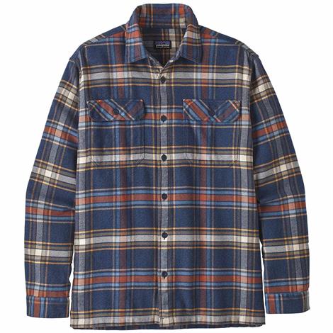 Patagonia Mens L S Fjord Flannel Shirt  Defender   Neo Navy