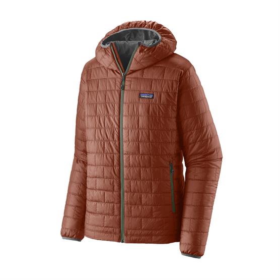 Patagonia Mens Nano Puff Hoody  Burl Red