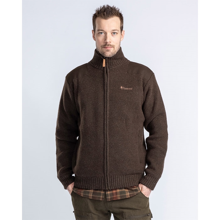 Pinewood Hurricane Full Zip Cardigan M Vindstopper Xl   Trøjer