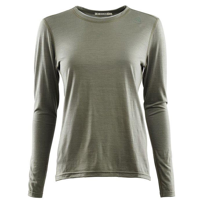 Aclima Lightwool Crew Neck Woman  Ranger Grøn Xl   Aclima