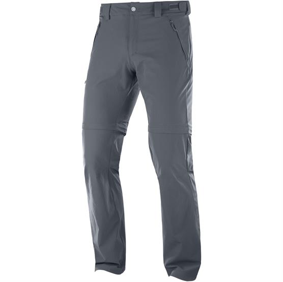 Salomon Wayfarer Straight Zip Pant Mens Grey