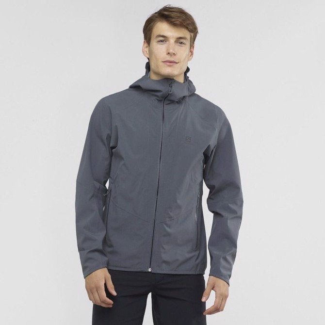 Salomon Outline Jacket Herre   Mænd  Mm  Ebony Xl   Jakker
