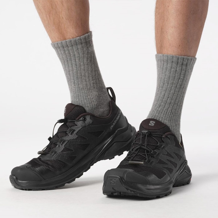 Salomon X Adventure Gtx Herre   Mænd  Black Black    Uk     Vandresko