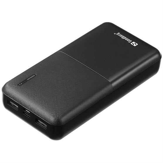 Sandberg Saver Powerbank 20000 mAh - Kompakt og Praktisk