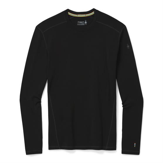 Smartwool Mens Thermal Merino Base Layer Crew  Black