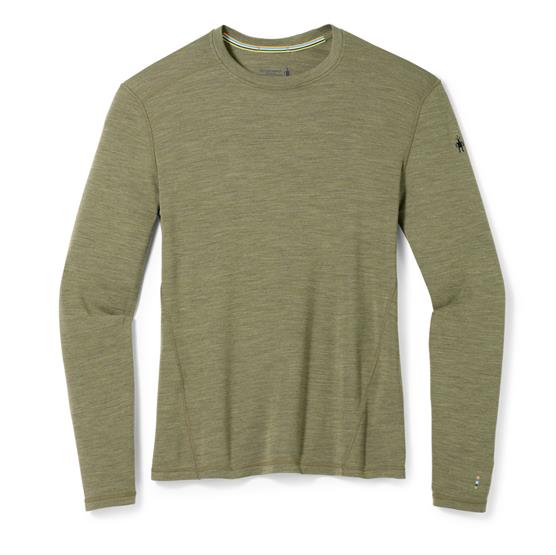 Smartwool Mens Thermal Merino Base Layer Crew  Winter Moss