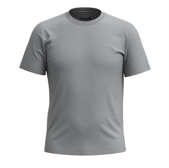 Smartwool Mens S S Tee Slim  Light Grey Heather